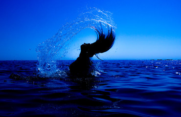 A mermaid emerges from the sea (15)