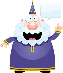 Cartoon Wizard Talking