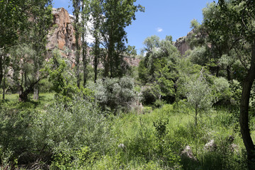 Ihlara Valley in Cappadocia, Turkey