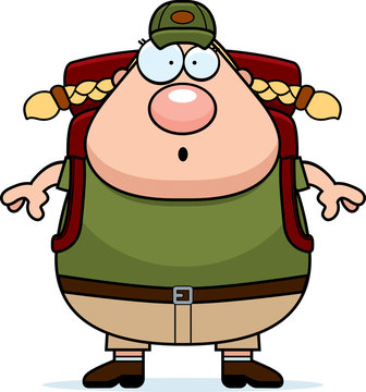recommend clip art: Surprised Cartoon Hiker