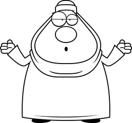 Confused Cartoon Muslim
