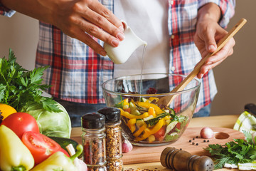 Woman cook at the kitchen