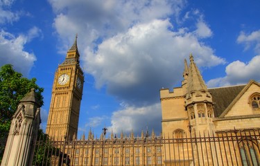 Fototapeta na wymiar London - Parliament - Big ben