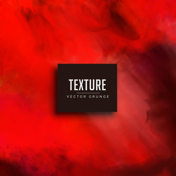 red watercolor texture vector background