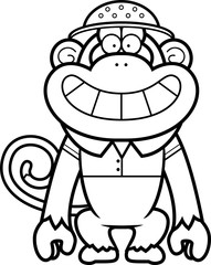 Cartoon Monkey Safari