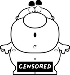 Cartoon Man Censored
