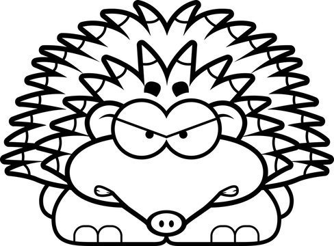 recommend clip art: Angry Little Hedgehog