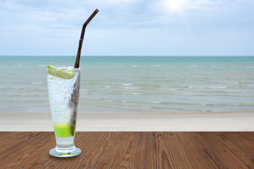 Fruit juice glass.