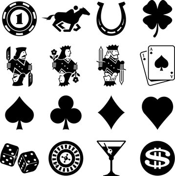 Casino Icons - Black Series