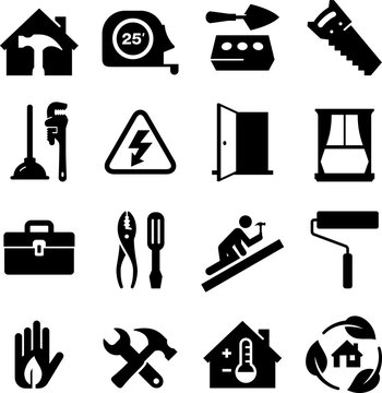 Construction Icons- Black Series