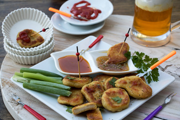 Würzige Chicken-Nuggets für Zwischendurch