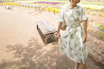 Obraz premium 笑顔が素敵な日本女性