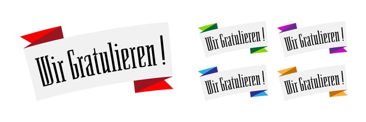 Wir gratulieren !