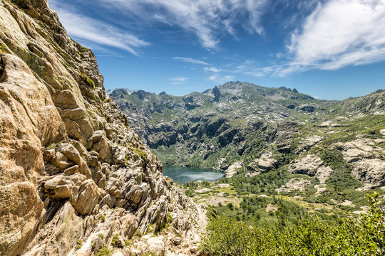 Lac de Melo above Restonica valley in Corsica