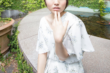 笑顔が素敵な日本女性