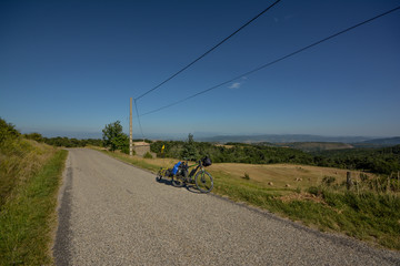 Radwandern in der Ardeche