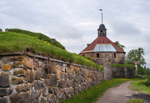 Korela fortress is a stone fortress in the town of Priozersk, on the island of the river Vuoksi.