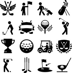 Golf Icons - Black Series - 164394533