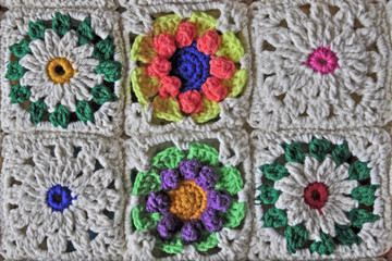 Fototapeta na wymiar Crochet sample