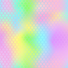 Mermaid tail seamless pattern for packaging or surface design.