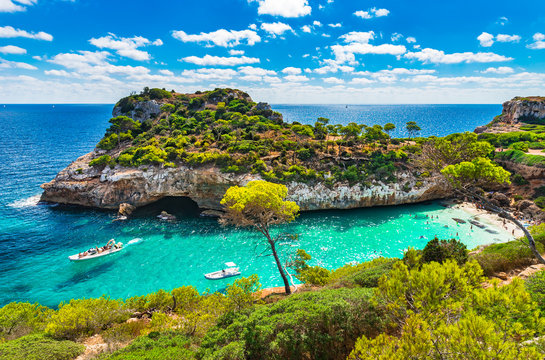 Spanien Mittelmeer Mallorca Strand Sommer Urlaub Bucht Cala des Moro