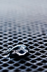 Droplet On water proof fabric