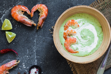 Savory gourmet soups served in bread bowl