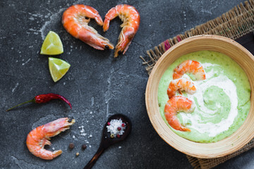Savory gourmet soups served in bread bowl