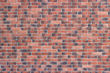 Obraz premium Background of a brick wall from a decorative broken brick