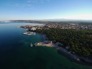 Naklejka na ściany i meble Biograd na moru. Croatia