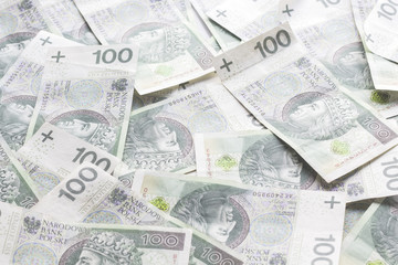 polish money background