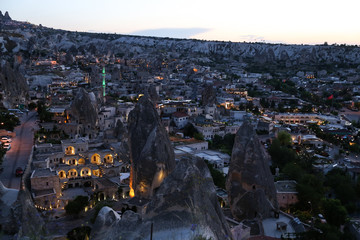 Goreme Town in Cappadocia