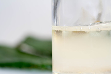 Texture of serum from chamomile