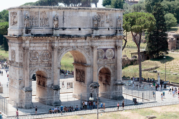 Obraz premium Closeup, Arco di Costantino, Rome
