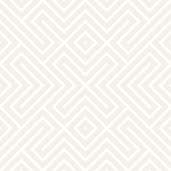 Geometric Ethnic Lattice. Stylish Subtle Texture. Vector Abstract Seamless Pattern.