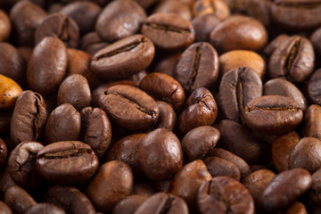 background of coffee beans