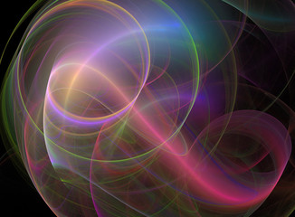Abstract fractal background