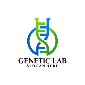 Genetic Laboratory Logo template designs