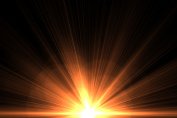 magic sunburst with glowing light . Colorful rays of light abstract background