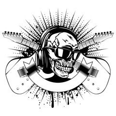 guitars skull_var 9