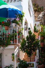 MIJAS, ANDALUCIA/SPAIN - JULY 3 : Typical House in Mijas   Andalucía Spain on July 3, 2017