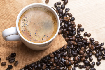hot americano in relax time