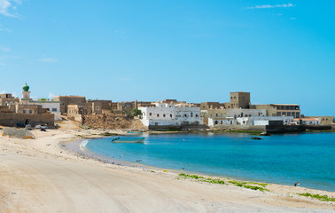 Fototapeta na wymiar Mirbat- Oman- fishing village