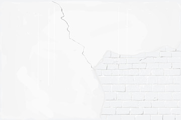 architecture of the outer brick weathered wall