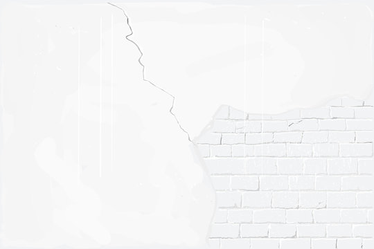 architecture of the outer brick weathered wall