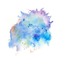 Abstract watercolor splash background.