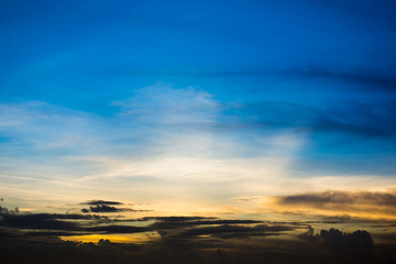 Fototapeta na wymiar heavenly evening clouds and sky