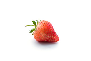 Strawberry isolated on white.