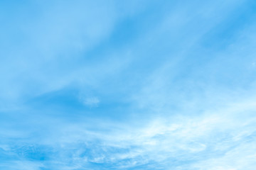 Blue sky and cloudy with lighting  background in the morning.