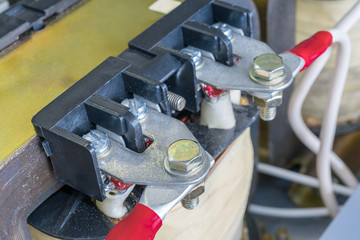 Voltage transformer installed in the electrical Cabinet.